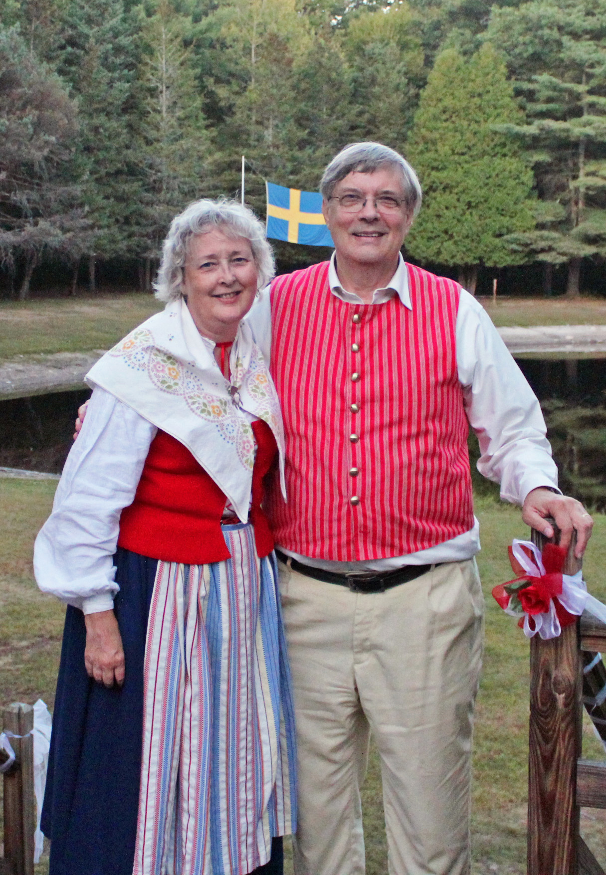 Ellen and Ken Svengalis in folk costume